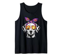 Halloween Bandana Dalmatian Dalmatians Dal Dally Dog Tank Top