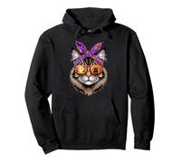 Halloween Bandana Maine Coon American Longhair Pullover Hoodie