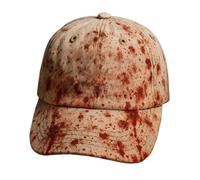 Halloween Baseball Cap | Breathable Blood Stain Headwear, Spooky Trucker Hat For Costume Enthusiasts Movie Nights Haunted House School Event Participants Family Gatherings