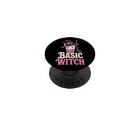 Halloween Basic Witch Women Witchy Coffee Gift Coven PopSockets Adhesive PopGrip