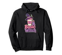 Halloween Basic Witch Women Witchy Coffee Gift Coven Pullover Hoodie