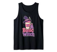 Halloween Basic Witch Women Witchy Coffee Gift Coven Tank Top