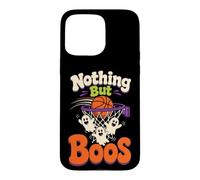 Halloween Basketball Nothing But Boos Spooky Ghost Case for iPhone 15 Pro Max