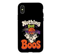 Halloween Basketball Nothing But Boos Spooky Ghost Case for iPhone X/XS