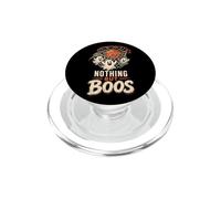 Halloween Basketball Nothing But Boos Spooky Ghost PopSockets PopGrip for MagSafe