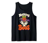 Halloween Basketball Nothing But Boos Spooky Ghost Tank Top