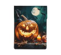 Halloween bat and Moon Printed Laptop Sleeve Bag 13-Inch - Leather Laptop Sleeve Case Shockproof Protective Computer Cover Bag