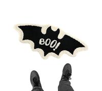 Halloween Bat Doormat - 320g, Non Slip Gothic Welcome Mat Imitation Cashmere Carpet, Absorbent Soft Carpets Seasonal Home Decorations | Seasonall Holiday Decor Mats for Front Door Porch Kitchen