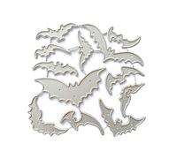 Halloween Bat Embossing Cutting Dies Halloween Die Cuts for Greeting Card Wedding Invitation Making Scrapbooking Bats Cutting Dies for Card Making