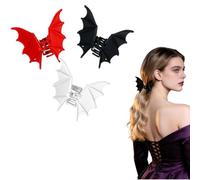 Halloween Bat Hair Clip, 3Pcs Decorative Gothic Hair Clips