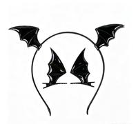 Halloween Bat Hair Clips Bat Wing Headband Set Devil Ear Headband Hair Hoop | Bat Wings Headbands Hair Clips Set, Bat Hair Barrettes Hairband, Dragon Devil Horns Hair Accessories Bat Ear Devil Costume