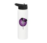 Halloween Bat Purple Moon Climbing Rope Knot for Freeclimber Stainless Steel Insulated Water Bottle