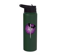 Halloween Bat Purple Moon Climbing Rope Knot for Freeclimber Stainless Steel Insulated Water Bottle