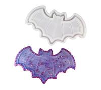 Halloween Bat Tray Resin Silicone Mold DIY Handmade Bat Shaped Candy Snack Plate Handicrafts Epoxy Casting Molds, Resin molds Silicone Clearance