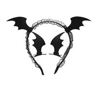 Halloween Bat Wing Shape Hairband Goth Kids Female Clip Headdress Goth Hair For Hauntsed House Parties For Head Dec For Women Thin For Creative Styling Wing Decors For Supple For Girls Accessories