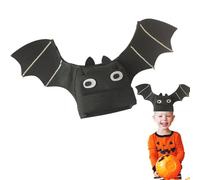 Halloween Bat Wings Hat, Black Bat Hat Costume | Felt Black Wings Dress Up Accessories Hat | Halloween Cosplay Costume Accessory for