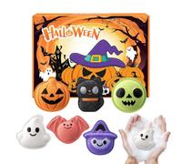 Halloween Bath Balls Set with Toys Inside Colorful Fizz Scented
