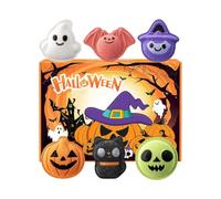Halloween Bath Balls Set with Toys Inside Colorful Fizz Scented