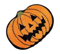 Halloween Bathroom Rug - Haunted House Mat, Decorative Holiday Accent | Floor-Friendly Scary Seasonal Ornament, Cozy Restroom, Washable Carpet, Creepy Party Theme Prop, Fun Indoor Decoration