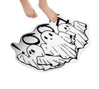 Halloween Bathroom Rug - Non-Slip Absorbent Shower Mat 35x23 Inch | Soft Washable Floor Pad for Elderly & Child Safety, Home Protection, Stable Bath Mat for Seasonal Decoration