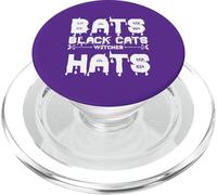 Halloween Bats Black Cats Witches Hats Spooky PopSockets PopGrip for MagSafe