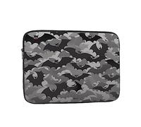 Halloween Bats Grey Laptop Case 10 inch, Shockproof Protective Computer Sleeve Cover Water Resistant Laptop Bag Carrying Tablet Cover Briefcase Handbags Gifts for Men Women