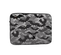 Halloween Bats Grey Laptop Case 12 inch, Water Resistant Laptop Sleeve Shockproof Protective Traveling Computer Bag Portable Business Briefcase for Men Women