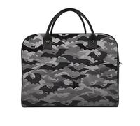Halloween Bats Grey Laptop Tote Bag Casual Travel Handbag Multi Pocket Shoulder Bags for Work Travel