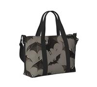 Halloween Bats Grey Print Travel Hand Bag for Women Men Lightweight Foldable for Weekend Trips Gym Vacation