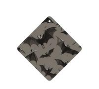 Halloween Bats Grey Printing 10 Pieces Air Freshener Car Hanging Cards Air Freshener Sheets With Rope For Cars Home