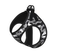 Halloween Bats Grey Printing Puppy Summer Vest Harness With Reflective,Dog Accessories For Small Medium Large Dogs And Cats