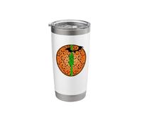 Halloween Bats Pattern with Climbers Rope Knot Freeclimbing Stainless Steel Insulated Tumbler
