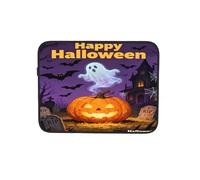 Halloween Bats Pumpkin Cartoon Laptop Sleeve Case Notebook Computer Pouch Tablet Briefcase Carrying Bag for Work 15 Inch