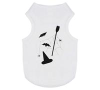 'Halloween Bat's Spiders And Witches' Pet Dog/Cat T-Shirt (PT00140049)