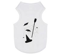 'Halloween Bat's Spiders And Witches' Pet Dog/Cat T-Shirt (PT00140051)