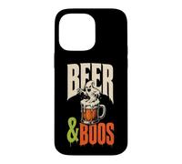 Halloween Beer & Boos Spooky Ghost Foam Graphic Case for iPhone 14 Pro Max