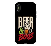 Halloween Beer & Boos Spooky Ghost Foam Graphic Case for iPhone X/XS