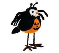 Halloween Bird Figurines - Spooky Animal Statues, Cute Table Ornaments | Freestanding Horror Bird Decor with Detailed Design, Decorative Accent Outdoor Indoor