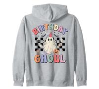Halloween Birthday Ghoul BDay Party Anniversary Women Girls Zip Hoodie