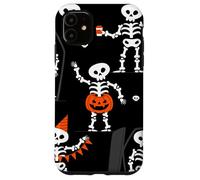 halloween birthday party skeleton coffin skull casket creepy Case for iPhone 11