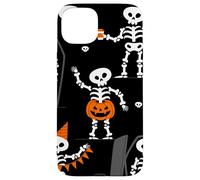 halloween birthday party skeleton coffin skull casket creepy Case for iPhone 15 Plus