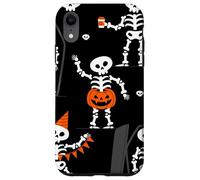 halloween birthday party skeleton coffin skull casket creepy Case for iPhone XR