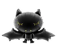 Halloween Black Bat Foil Balloon, Giant Bat Balloon 31", Halloween Party Balloon