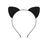 Halloween Black Cat Ears Headbands, Cat Ears Headband, Alice Hair Band Headband Fancy Dress, Halloween Cosplay Cat Costume Hair Accessories for Adult Kids Black