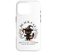 Halloween Black Cat Lovers Social Club Cute Sassy & Sweet Case for iPhone 16 Pro