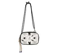Halloween Black Cat Spider Skull Black Crossbody Bags for Men Beauty with Credit Card Slots Women's Shoulder Handbags Go shopping