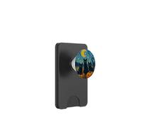 Halloween Black CatS Lover Starry Night Vincent Van Gogh Cat PopSockets PopWallet for MagSafe