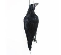 Halloween Black Crows, Realistic Dead Crow Figurines, Lifelike Simulation Bird Decoys, Feathered Detail for Garden, Haunted House, Porch, Terrace, Yard, Patio, Masquerade, Thanksgiving Decor