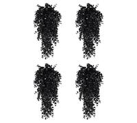 Halloween Black Vines, Wall Plants, UV Resistant Plant, 30 Inch Vine for Indoor Outdoor Wedding Halloween Porch Garden Home Patio Decor