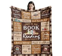 Halloween Blanket 150x130CM, Gothic Witchy Birthday Gifts for Women/Men, Gothic/Witchy Gifts, Halloween Christmas Decorations Gifts Blanket, Spooky Horror Skull Gifts (Book Lover Gifts,150X130CM)